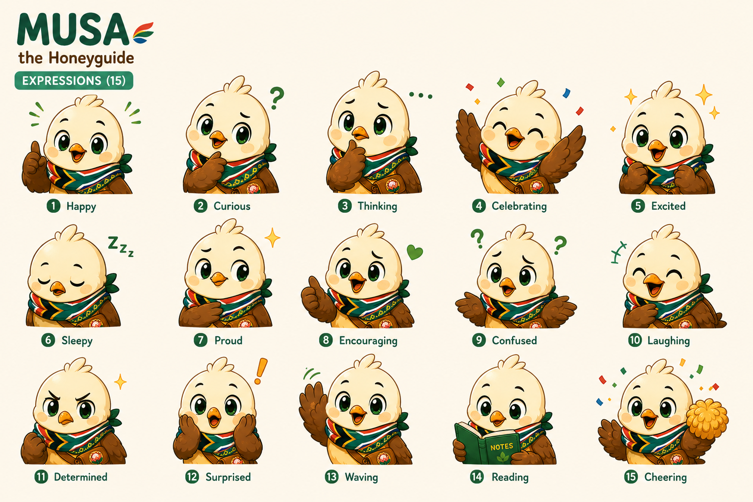 Musa's 15 expressions