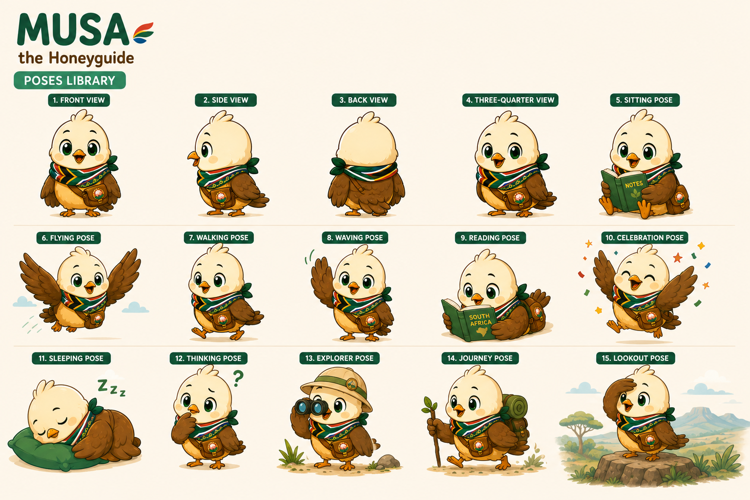 Musa poses